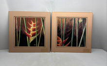 Load image into Gallery viewer, Set Of 2 Pcs Home Decor Heliconias En Naranja I & II Art Print By Patricia Pinto