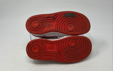 Load image into Gallery viewer, Nike Boys Force 1 Low FJ3484-101 White Red Lace-Up Sneaker Shoes Size 13C
