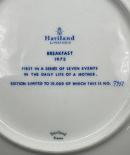Load image into Gallery viewer, Lot Of 2 Haviland Limoges AW Ceramic Antique Decor Mother Day Collector Plate