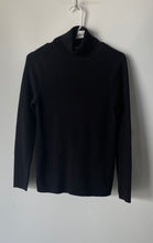 Load image into Gallery viewer, Chico's Womens Black Long Sleeve Turtleneck Pullover Sweater Size 0