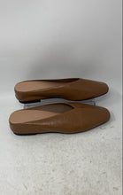Load image into Gallery viewer, Luytq & Love Womens Brown Leather Slip-On Almond Toe Mule Sandals Size 39