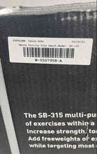 Load image into Gallery viewer, Marcy Model SB-135 Black Gym & Training Utility Flat Bench In Box