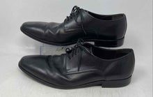 Load image into Gallery viewer, Hugo Boss Mens Black Leather Almond Toe Lace-Up Formal Oxford Dress Shoes Size 9