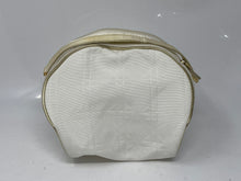 Load image into Gallery viewer, Christian Dior Parfums Womens White Top Handle Medium Zipper Cosmetic Bag