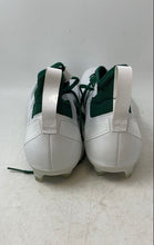 Load image into Gallery viewer, Adidas Mens Adizero Impact IF2481 White Green Lace-Up Football Cleats Size 17
