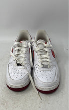 Load image into Gallery viewer, Nike Womens Air Force 1 07 FQ7626-100 White Red Tennis Sneaker Shoes Size 8