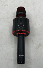 Load image into Gallery viewer, Masingo Black Red Handheld Wireless Controls LED Karaoke Microphone