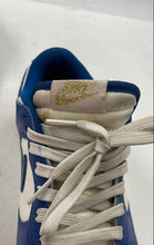 Load image into Gallery viewer, Authentic Nike Mens Dunk Low FB7173-141 Blue White Sneaker Shoes Size 8 Stained