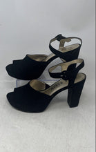Load image into Gallery viewer, Anne Klein Womens Pearlina Black Ankle Strap Platform Sandals Size 10M