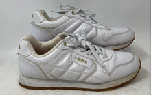 Load image into Gallery viewer, Levi's Womens Tessa Ul White Leather Lace-Up Low Top Sneaker Shoes Size 8