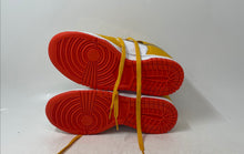 Load image into Gallery viewer, Nike Womens Dunk High DQ4691-700 Yellow White Lace-Up Sneakers Shoes Size 6