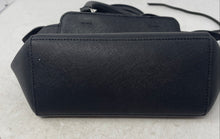 Load image into Gallery viewer, Rebecca Minkoff Womens Black Faux Leather Double Handle Satchel Handbag