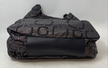 Load image into Gallery viewer, Rosetti Womens Black Geometric Inner Pockets Double Handle Shoulder Handbag