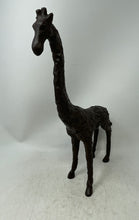 Load image into Gallery viewer, Brown Giraffe Cast Iron Decorative Sculpture Collectible Figurine