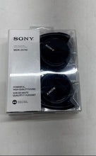 Load image into Gallery viewer, Sony MDR-ZX110 Black ZX Series Wired Foldable Stereo Headphones Not Tested