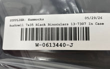 Load image into Gallery viewer, Bushnell Powerview 13-7307 Black 7x35 Maximum Magnification Binoculars In Case
