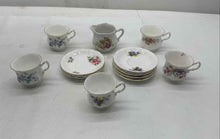 Load image into Gallery viewer, Royal Standard White 14-Pcs Floral Print Ceramic Tea Cup Set