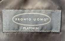 Load image into Gallery viewer, Pronto Uomo Mens Gray Notch Lapel Long Sleeve Two-Button Blazer Size 48L