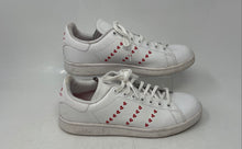 Load image into Gallery viewer, Adidas Kids Stan Smith EG6495 White Red Lace-Up Sneaker Shoes Size 5.5