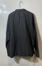 Load image into Gallery viewer, Calvin Klein Mens Black Cotton Spread Collar Long Sleeve Button-Up Shirt Sz XXL