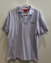 Load image into Gallery viewer, Hugo Boss Mens Lavender Cotton Regular Fit Short Sleeve Polo Shirt Size Small