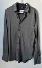 Load image into Gallery viewer, Alfani Mens Gray Long Sleeve Point Collar Classic Button-Up Shirt Size L