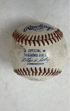 Load image into Gallery viewer, Rawlings White Red Stitched MLB Official Level 1 Soft Center Training Baseball