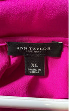 Load image into Gallery viewer, Ann Taylor Womens Pink Short Sleeve Round Neck Casual Blouse Top Size XL