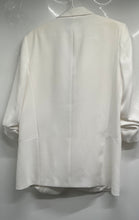 Load image into Gallery viewer, Zara Womens White Long Sleeve Shawl Lapel Open Front Blazer Size Large
