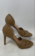 Load image into Gallery viewer, Franco Sarto Womens Hanita Brown Leather Peep Toe Stiletto D’Orsay Heels Size 6M