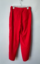 Load image into Gallery viewer, DKNY Womens Red Twill Flat Front Pockets Straight Leg Cargo Pants Size 8