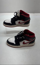 Load image into Gallery viewer, Nike Kids Air Jordan 1 Mid DJ4695-122 White Black Red Basketball Shoes Size 4Y