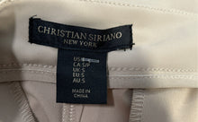 Load image into Gallery viewer, Christian Siriano Womens Beige Pockets Pull On Stretch Pintuck Ankle Pants Sz S