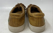 Load image into Gallery viewer, Lacoste Mens L 12 12 317 1 CAM Brown Tan Leather Low Top Sneaker Shoes Size 7.5