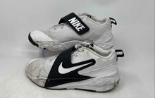 Load image into Gallery viewer, Nike Kids Team Hustle D 12 White Black Lace-Up Basketball Shoes Size 7Y