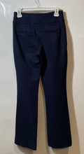 Load image into Gallery viewer, Express Womens Blue Flat Front High-Rise Bootcut Leg Trouser Pants Size XS