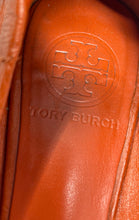 Load image into Gallery viewer, Authentic Tory Burch Womens Reva Orange Ballet Flats Size 6.5M Damaged Worn