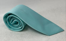 Load image into Gallery viewer, Jacob Alexander Mens Light Blue Aquamarine Adjustable Pointed Tie