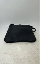 Load image into Gallery viewer, Details Womens Black Leather Adjustable Strap Flap Crossbody Handbag