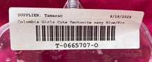 Load image into Gallery viewer, Columbia Baby Girls Navy Blue Pink Cute Tectonite Full-Zip Winter Jacket Size 3T