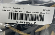 Load image into Gallery viewer, Nike Boys Air Jordan 1 DQ8424-071 Black Golden Sneakers Shoes Sz 13.5C No Laces