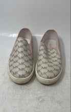 Load image into Gallery viewer, Michael Kors Womens Beige Signature Print Slip-On Loafers Shoes Size 5