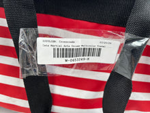 Load image into Gallery viewer, Unisex Multicolor CATA Martial Arts Travel Duffel Bag Zipper Detail