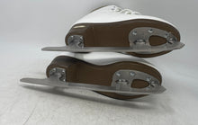 Load image into Gallery viewer, Lake Placid Whitney Womens White Leather Lace-Up Figure Ice Skates Size 4