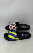 Load image into Gallery viewer, Adidas Womens Multicolor Printed Open Toe Slip-On Slide Sandals Size 8