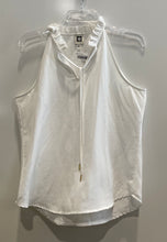 Load image into Gallery viewer, Anne Klein Womens White Sleeveless Halter Neck Blouse Top Size Small