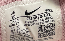 Load image into Gallery viewer, Nike Womens Air Max AP CU4870-101 White Pink Lace-Up Sneakers Shoes Size 10