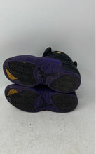 Load image into Gallery viewer, Nike Kids Air Jordan 12 Retro Black Purple Sneaker Shoes Size 11C No Insole