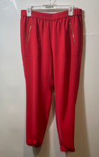 Load image into Gallery viewer, J.Crew Womens Red Elastic Waist Zip Pockets Pull-On Jogger Pants Size 6