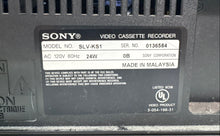 Load image into Gallery viewer, Sony Movietime Model SLV-KS1 Gray Ivory Video Cassette Player Not Tested